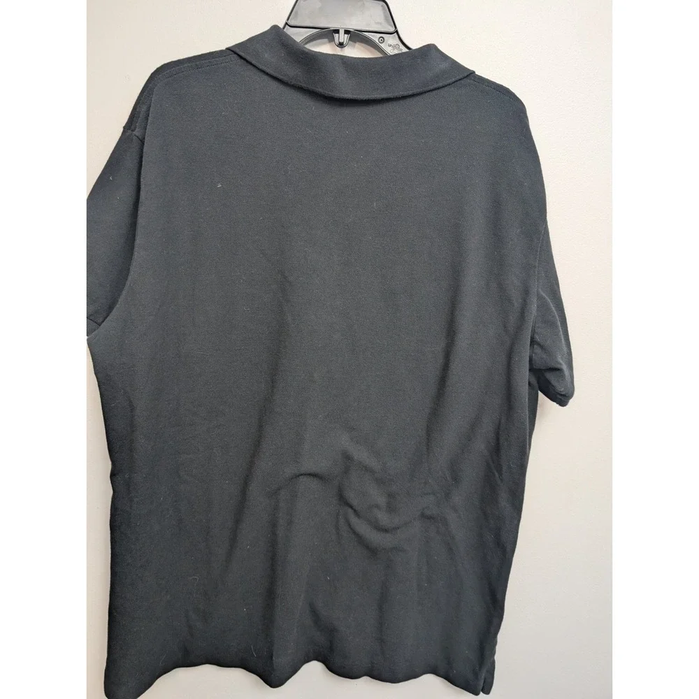 C6 Ralph Lauren Polo Shirt Men Size XXL Black Pullover Cotton Short Sleeve Golf